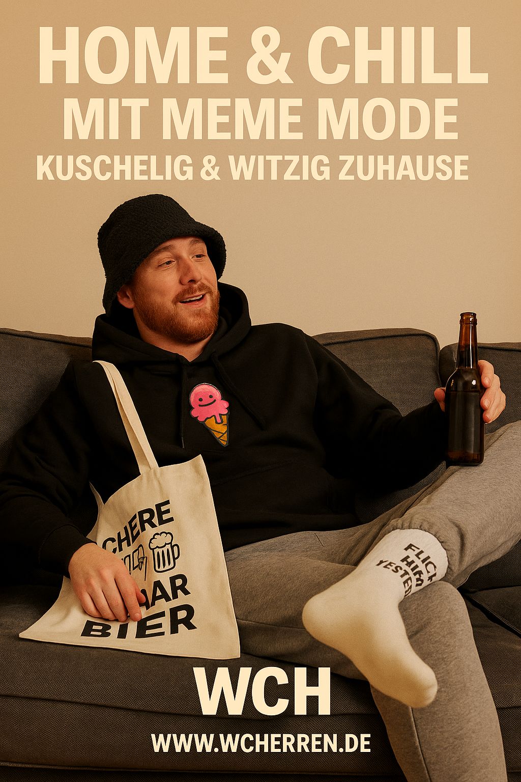 Home & Chill mit Meme Mode – Kuschelig & witzig zuhause