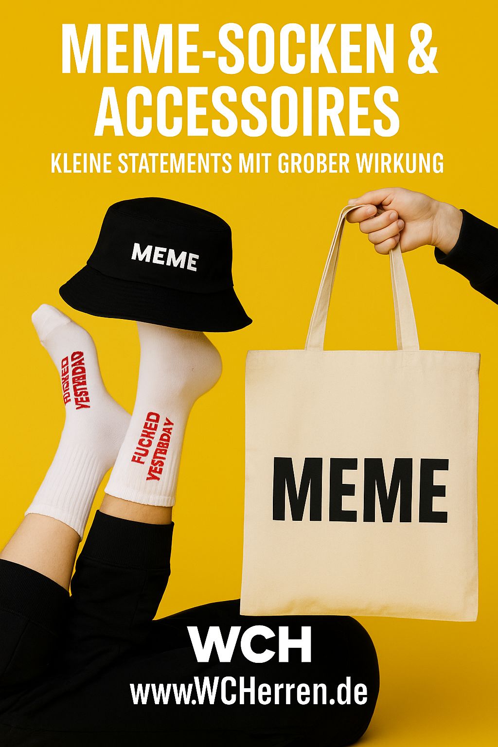 WCH Meme-Socken & Accessoires – Kleine Statements mit großer Wirkung