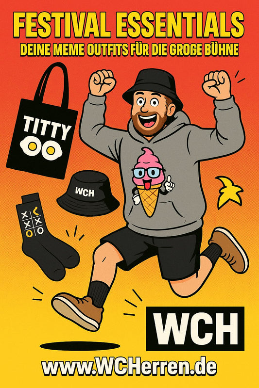 Festival Outfits 2025 – Lustige Meme Mode von WCHerren