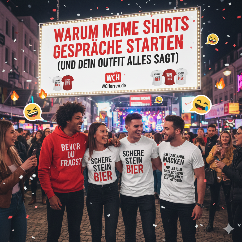 Warum WCHerren Meme Shirts Gespräche starten (und dein Outfit alles sagt)