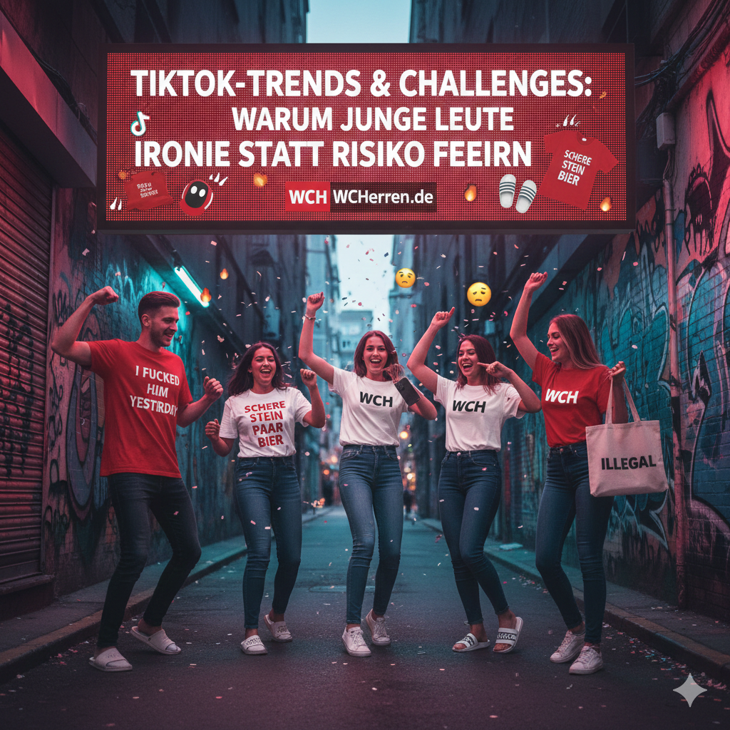TikTok-Trends und Challenges: Warum junge Leute Ironie statt Risiko feiern