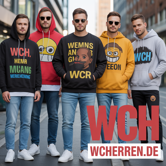 Hoodie & Streetwear Kombis für Männer – WCHerren Humor & Style