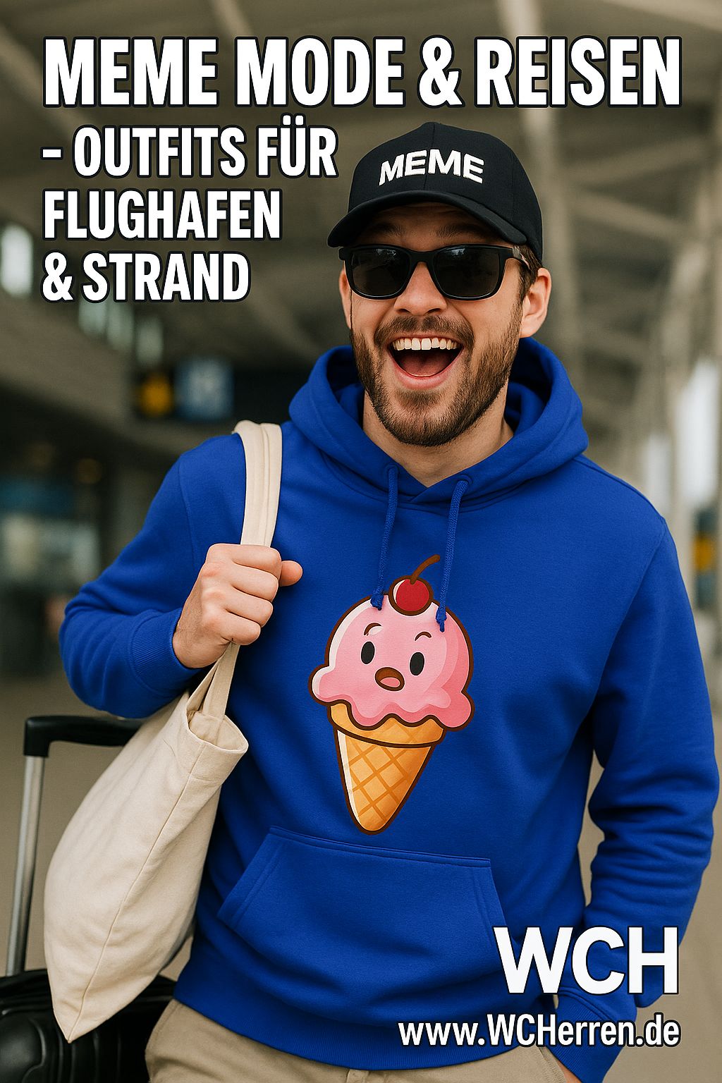Meme Mode für Reisen – Lustige Outfits von WCH Herren