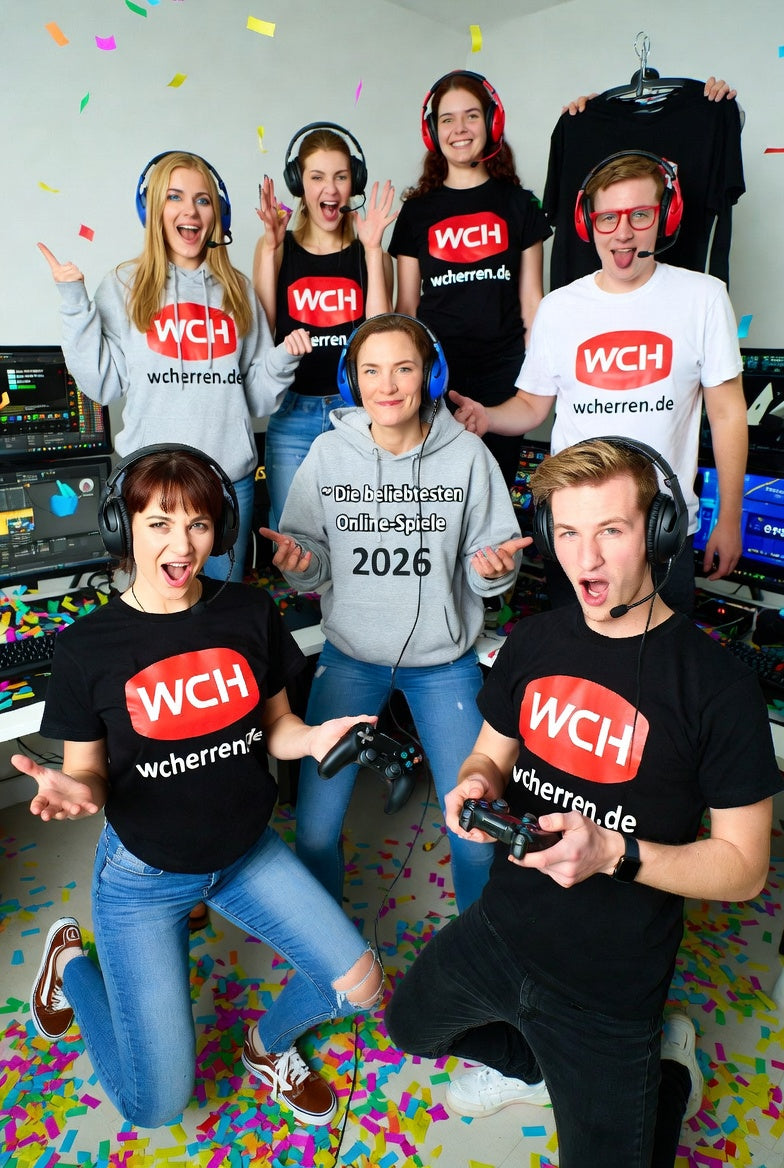Die beliebtesten Online-Spiele 2026 & Meme Kleidung von WCH – Gaming Outfit mit WCherren.de