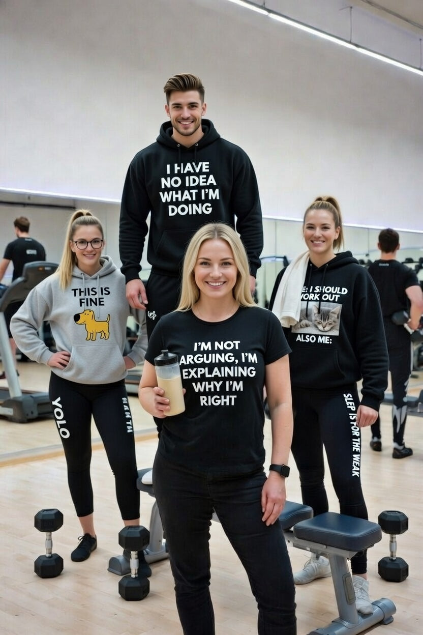 Fit in 2026: Fitness, Ernährung & WCH Meme Kleidung für Motivation & Style