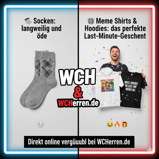 🎄 Last-Minute-Weihnachtsgeschenke: Warum Meme Shirts besser sind als Socken