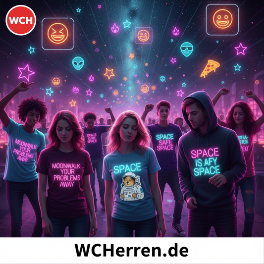 DIE GALAKTISCH ABGEDREHTE WELT DER MEME-TSHIRTS BEI WCH