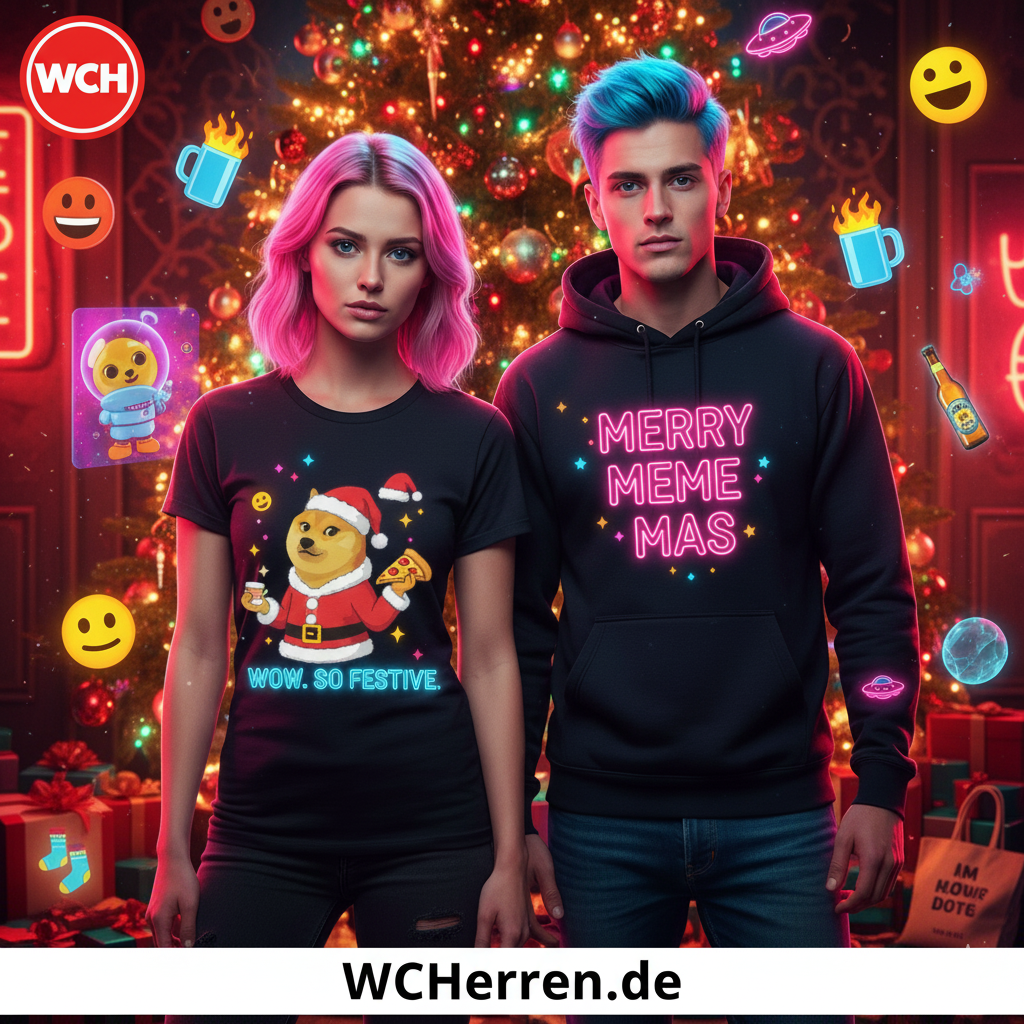 WEIHNACHTEN 2025 – FESTLICHE MEME-MODE VON WCH
